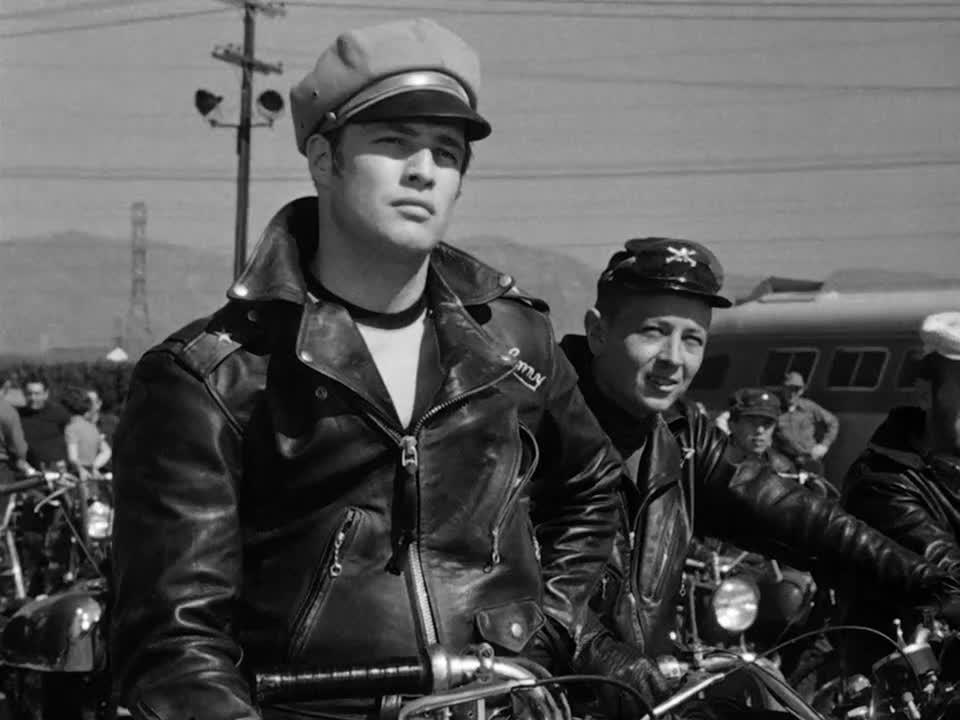 Marlon Brando created a convincing image of a rebellious biker, mainly because he had a wealth of experience confronting an overbearing father.